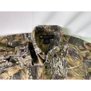 LONGLEAF Camo Tree Bark Forest Hunting Shirt Mens XL Outdoor Field Gear Long Slv